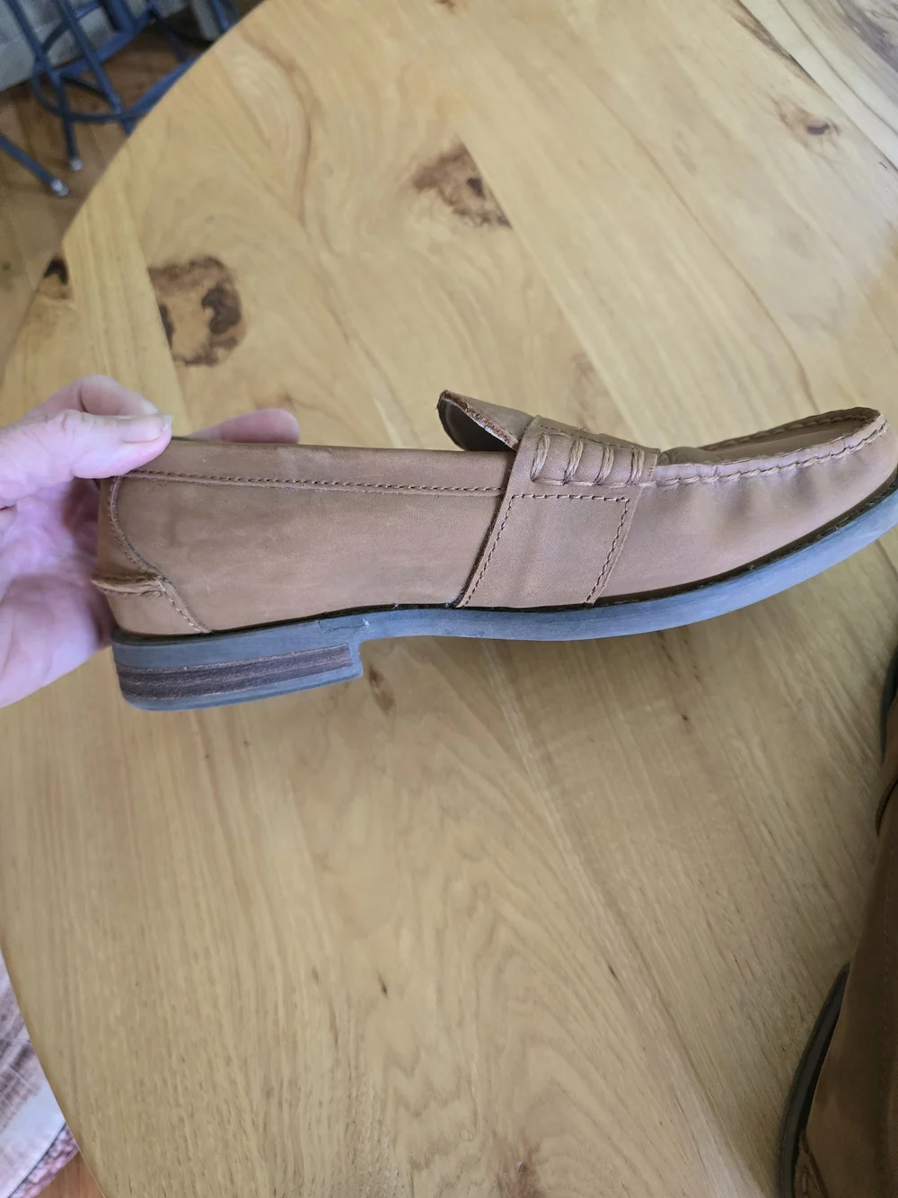 O Polo by Ralph Lauren Men’s Brown Leather Penny Loafers Size 9.5D